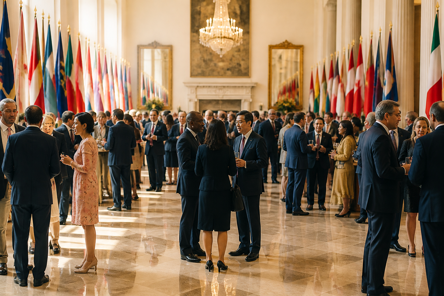 Corpo Diplomático em Brasília celebra o fortalecimento dos laços culturais e econômicos…