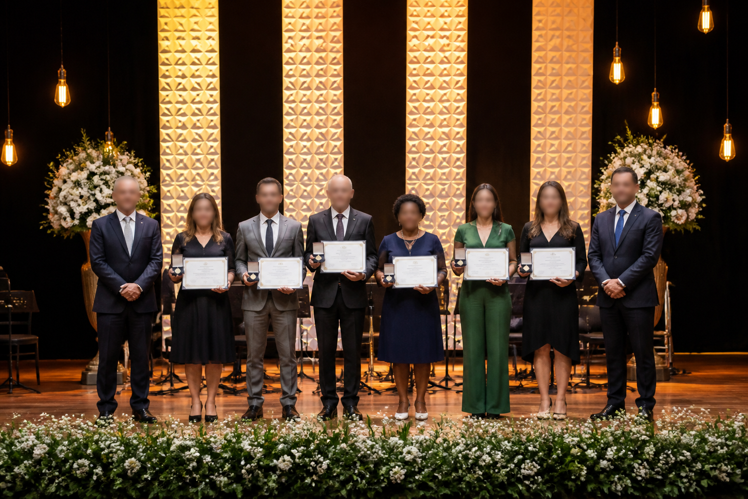 Noite de Honra em Brasília: Personalidades Recebem Prêmio Liderança e Destaque 2024
