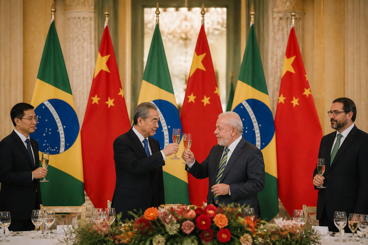 Brasília celebra fortalecimento das relações bilaterais em recepção de data nacional