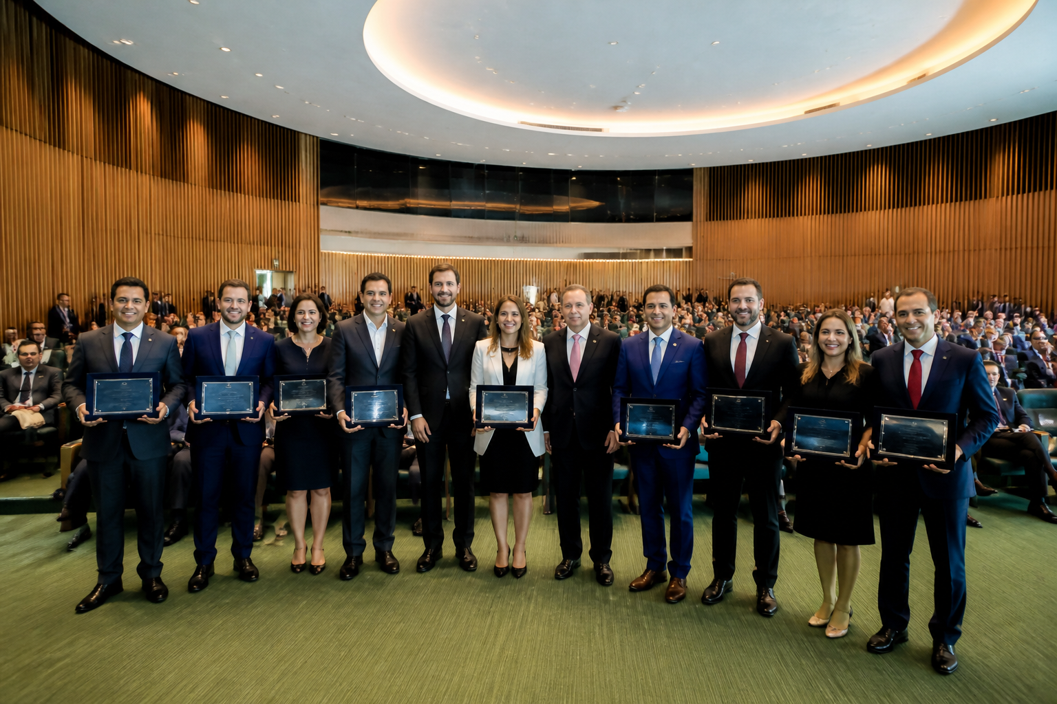 Brasília celebra a entrega do Prêmio Destaque Empresarial a lideranças do Distrito…