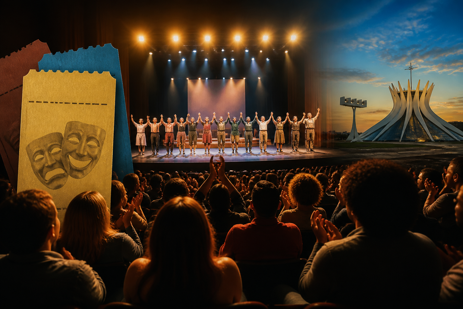 TV Voz de Brasília Inicia Sorteio de Convites para Temporada Cultural de Outubro