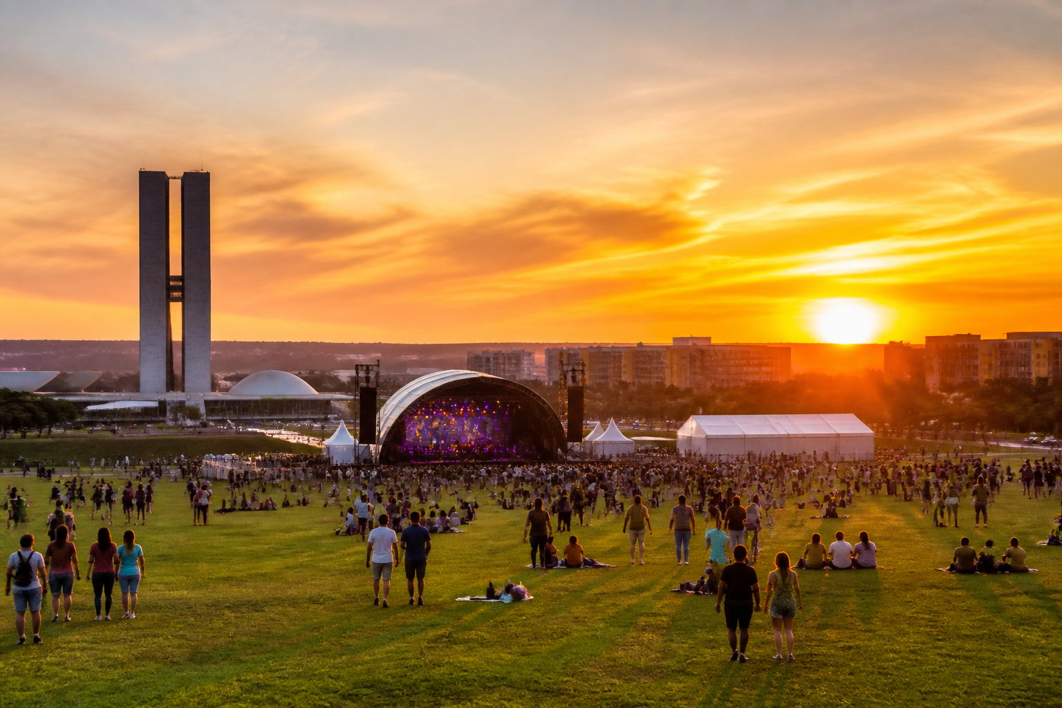 TV Voz de Brasília sorteia convites exclusivos para festival de música no Eixo Monumental