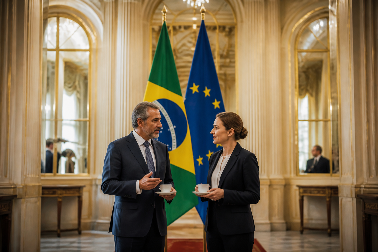 Corpo Diplomático em Brasília celebra o fortalecimento dos laços comerciais entre…