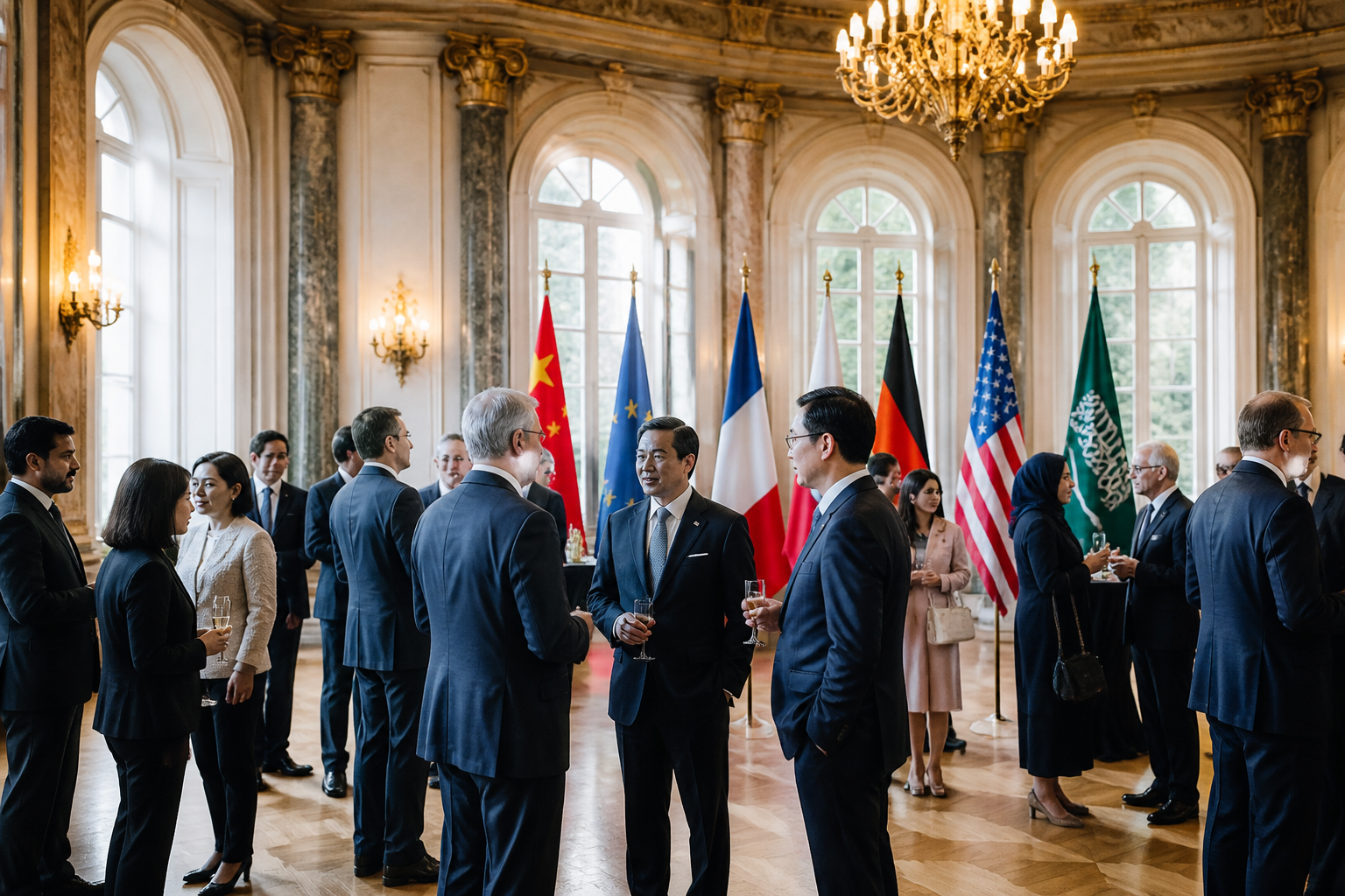 Corpo diplomático celebra laços bilaterais em recepção oficial em Brasília